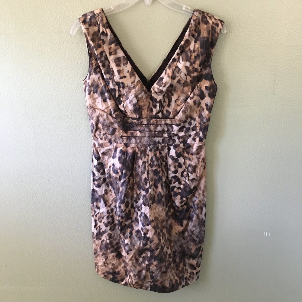 suzi chin for maggy boutique animal print dress